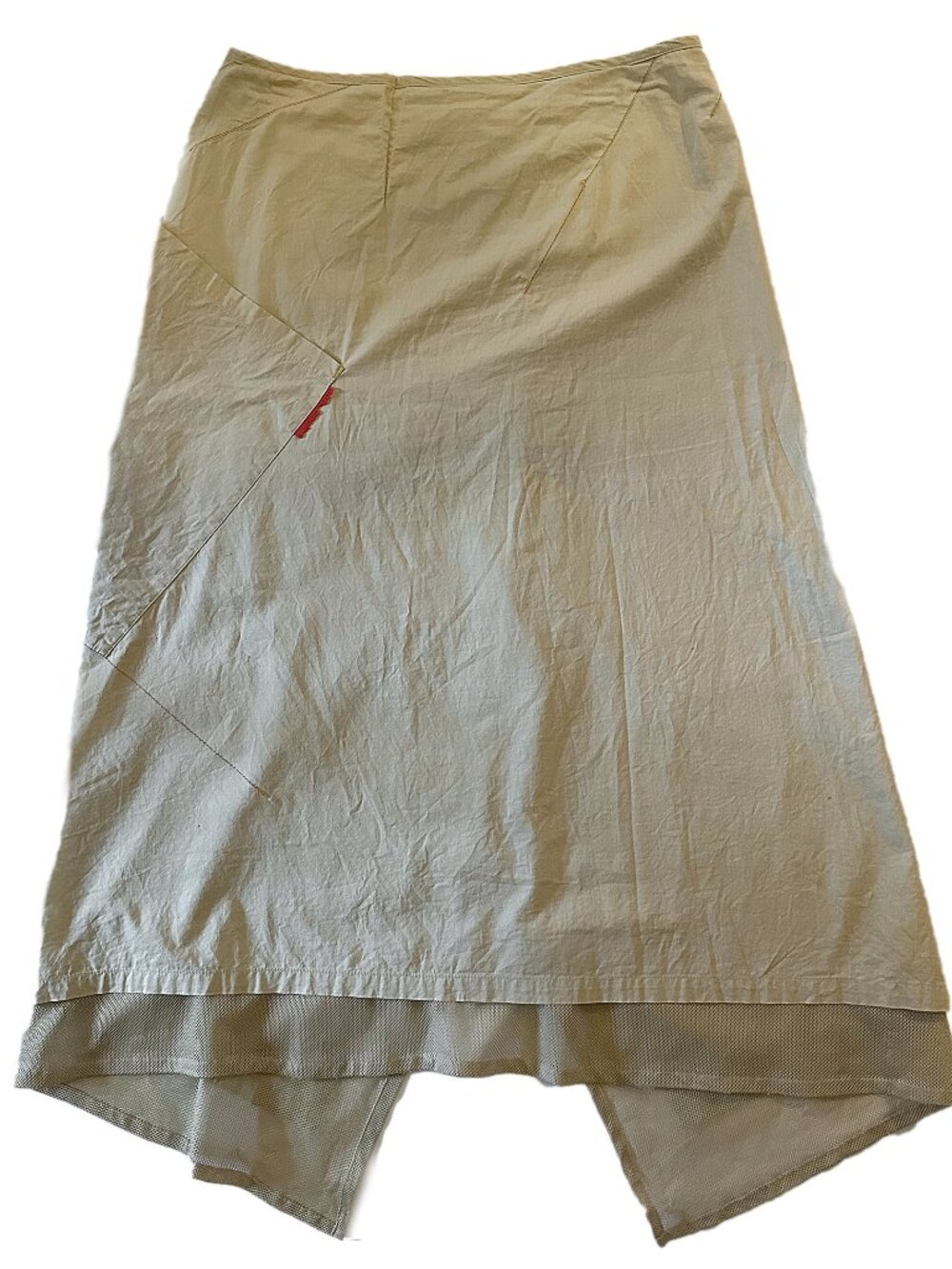 Vintage Cop Copine Tan Skirt with Netting Layer